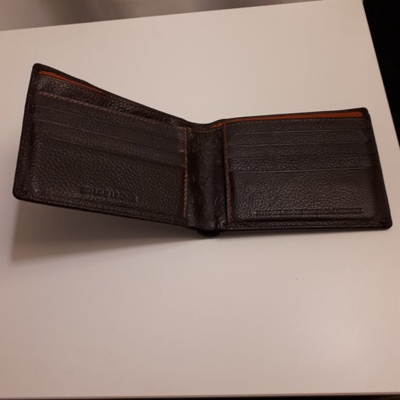 Robert Graham Brown Leather Paisley Embossed Wallet - Picture 4 of 7